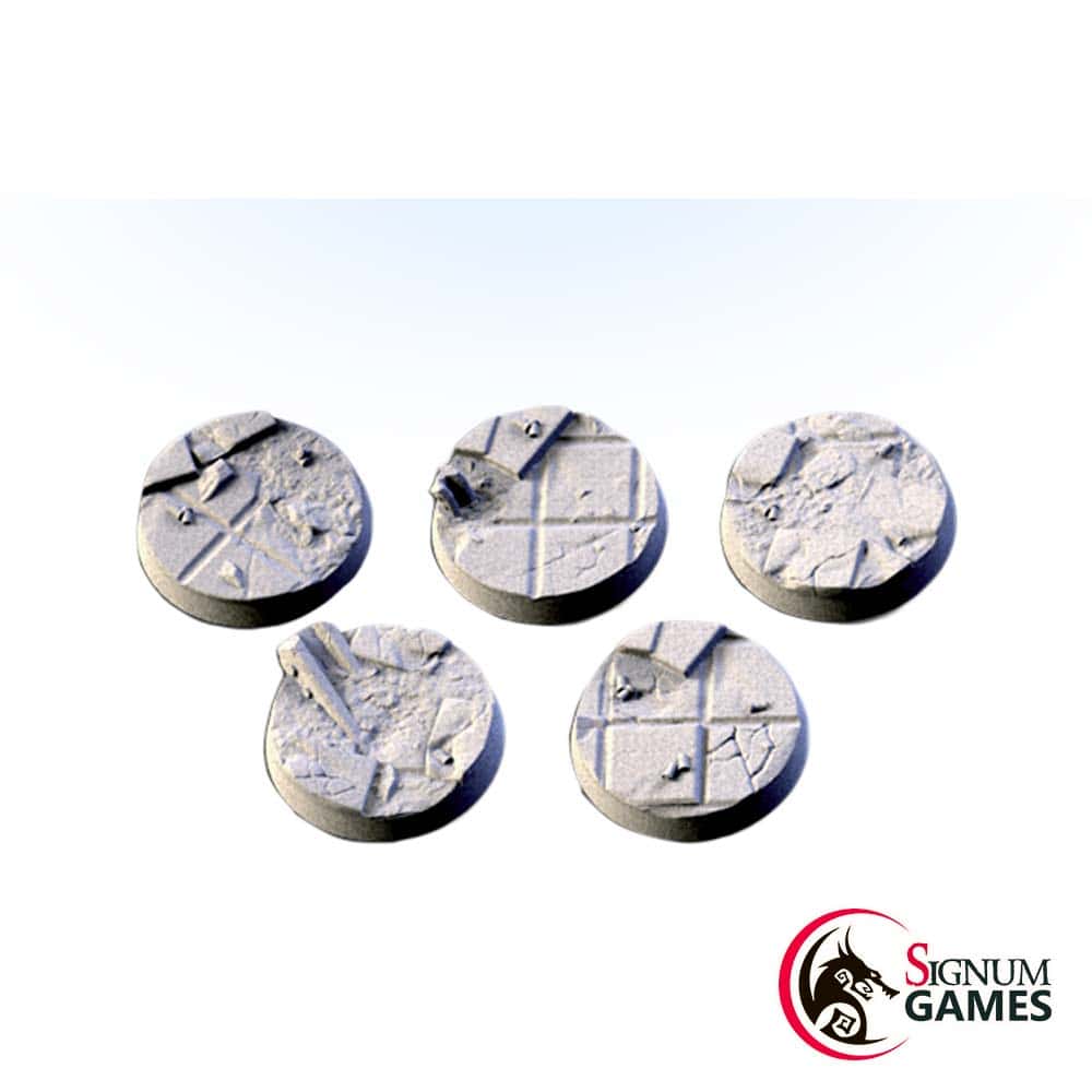 City-Ruins-25.jpg City Ruins bases, Round 25mm (5pcs) - Image 1