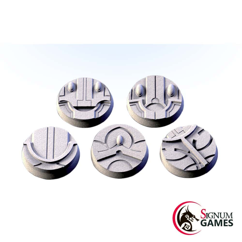 Magic_Temples-32.jpg Magic Temples bases, Round 32mm (5pcs) - Image 1