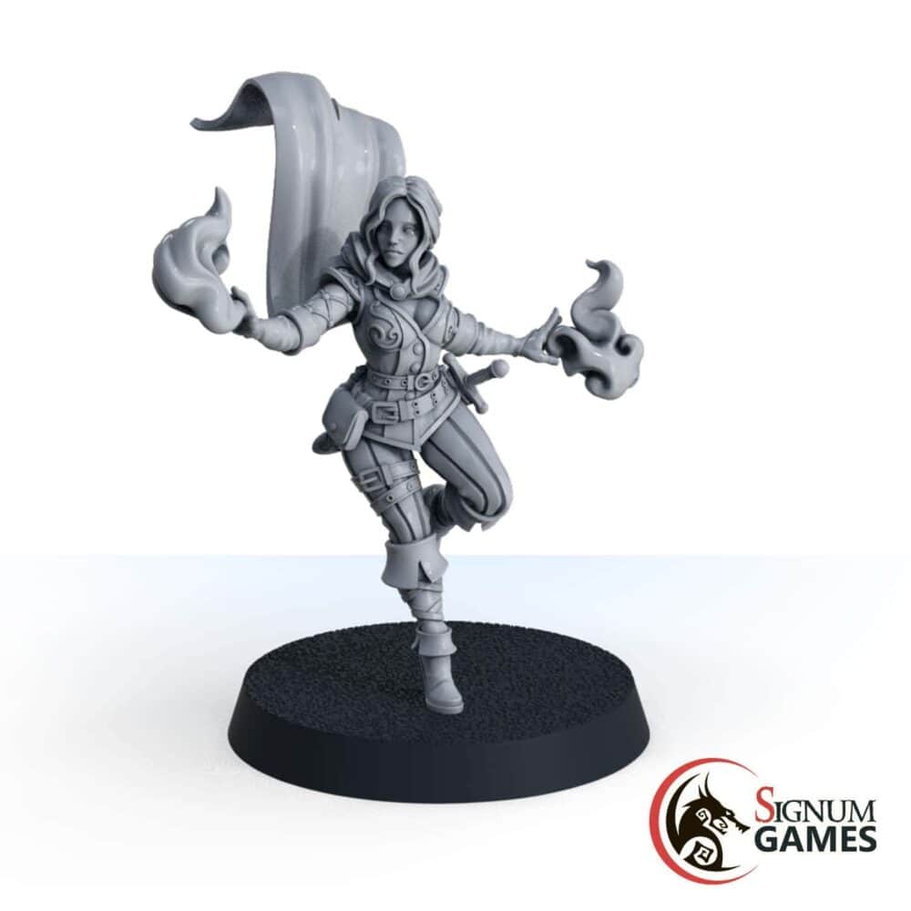 Trisha, the Fiery Sorceress - Image 1