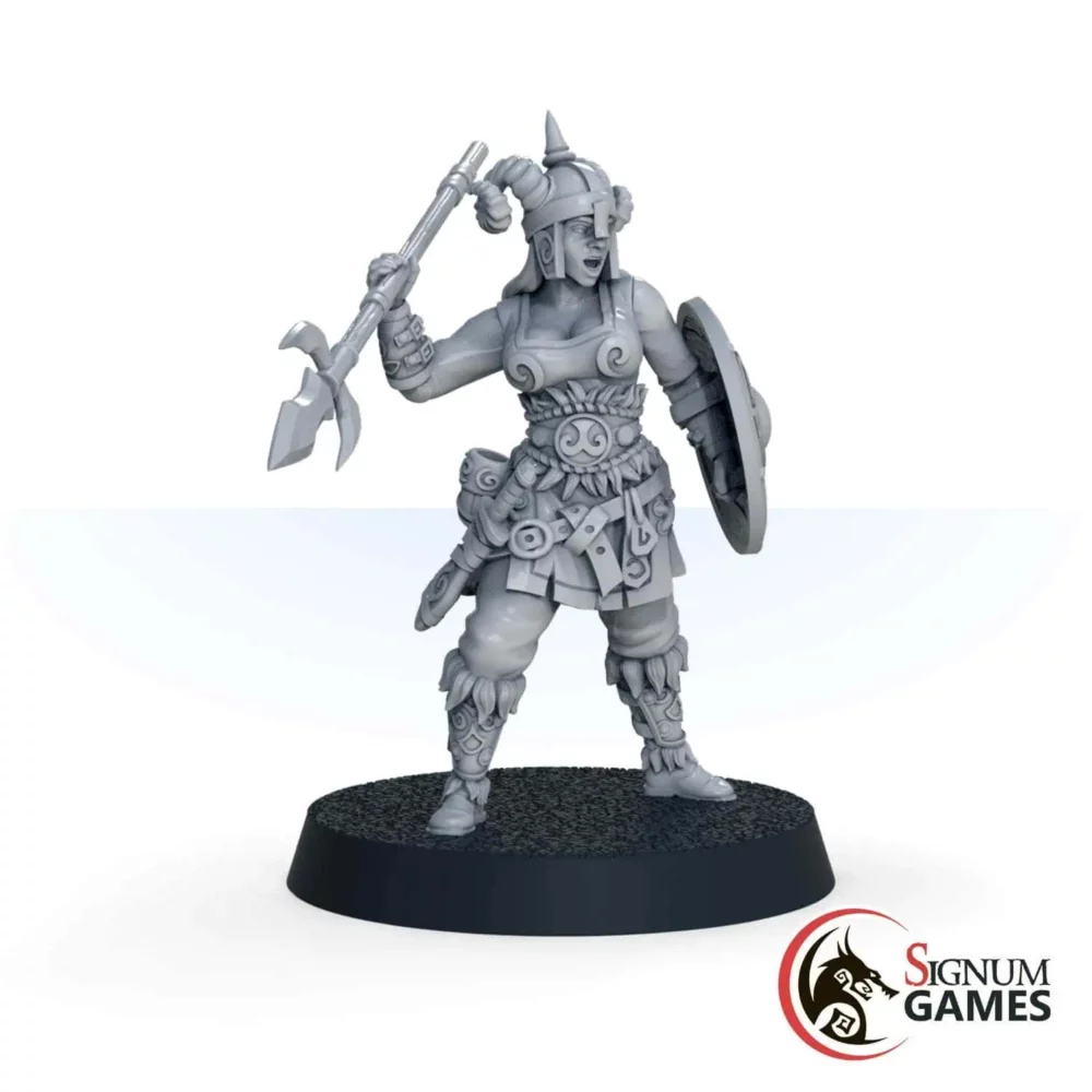Shield Maiden with Trident - Image 2