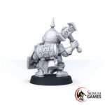 Warrior of the Bronze Kingdom with Hammer and Shield - Image 3