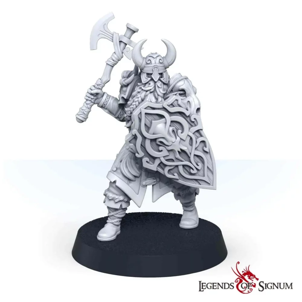 Northern Warrior with Axe 2 - Image 1