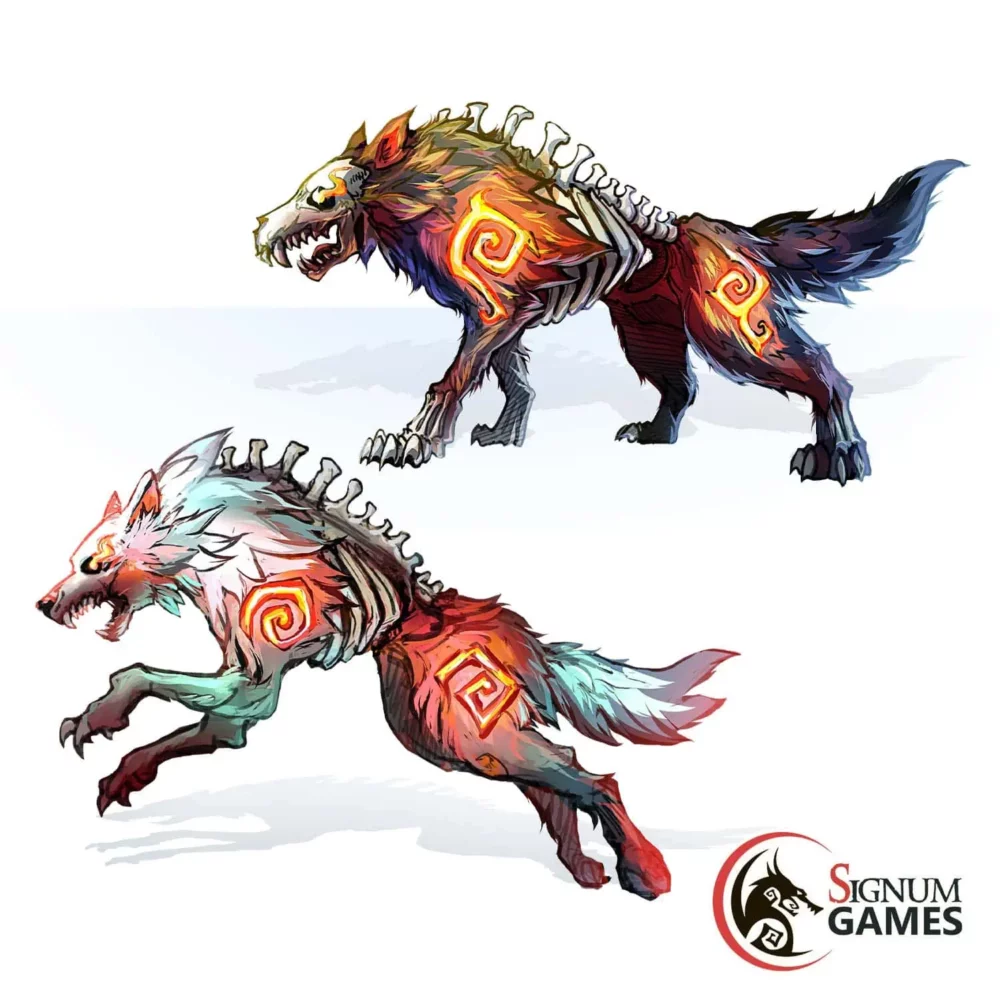 Wolves from "The Cursed Forest" - Image 2