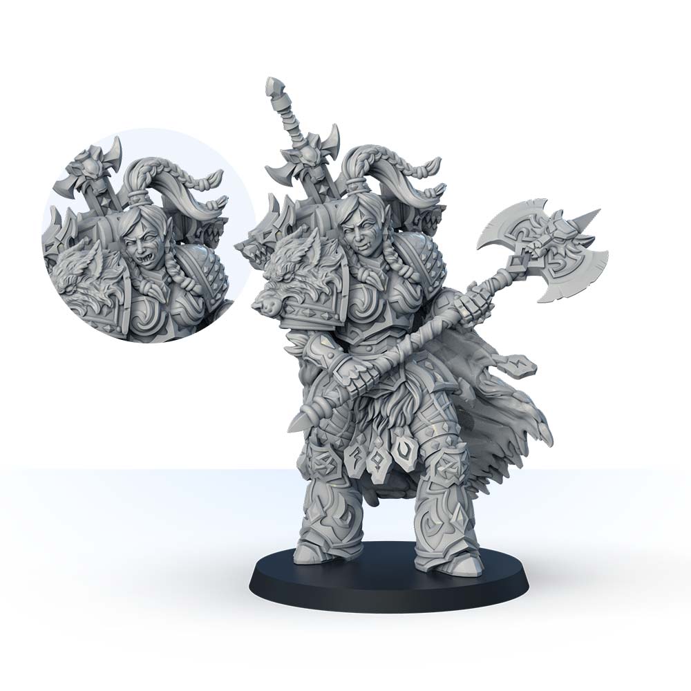 WD-Orc-girl.jpg Lemera the Wolfmother - Image 1